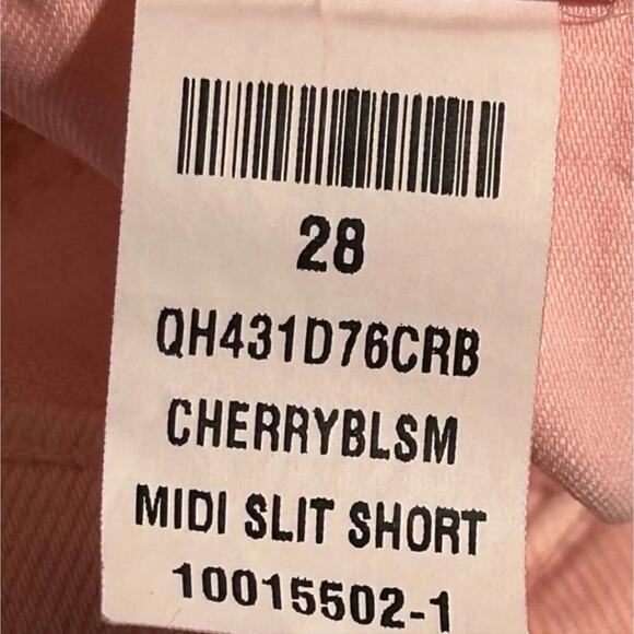 Sanctuary Denim Pink Frayed‎ Hem Cutoff Shorts Size 28 Distressed Casual - Picture 12 of 16